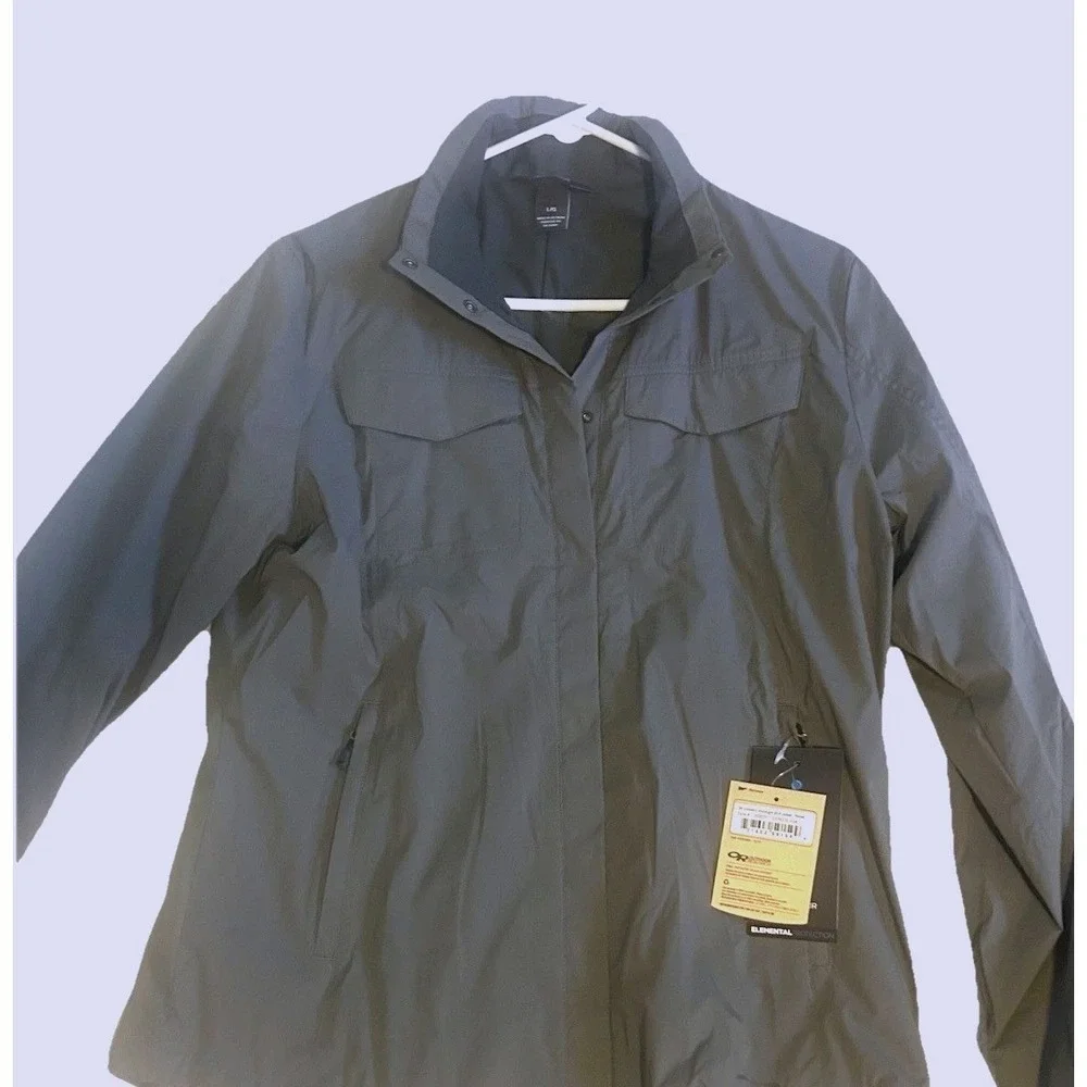 Outdoor Research Pertex Microlight Shirt Jacket‎ NEW Women's Large Pewter NWT